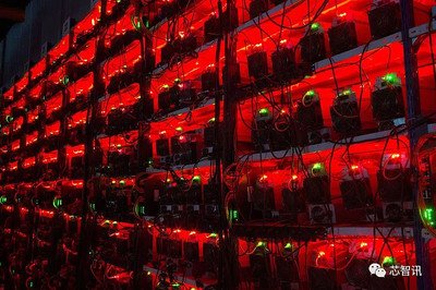 Visual representation of a mining farm with upgraded ASIC miners