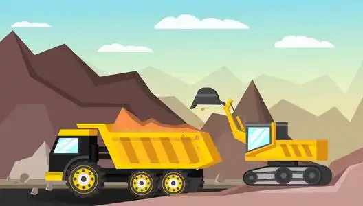 An illustration of modern mining rigs in operation, emphasizing the need for decentralized participation